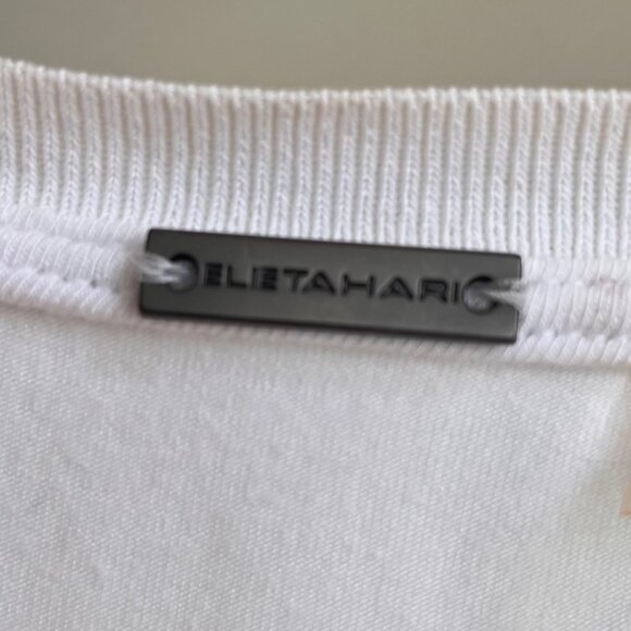 Elie Tahari White Silk Asymmetrical Layered Tank Top Small - Picture 6 of 8